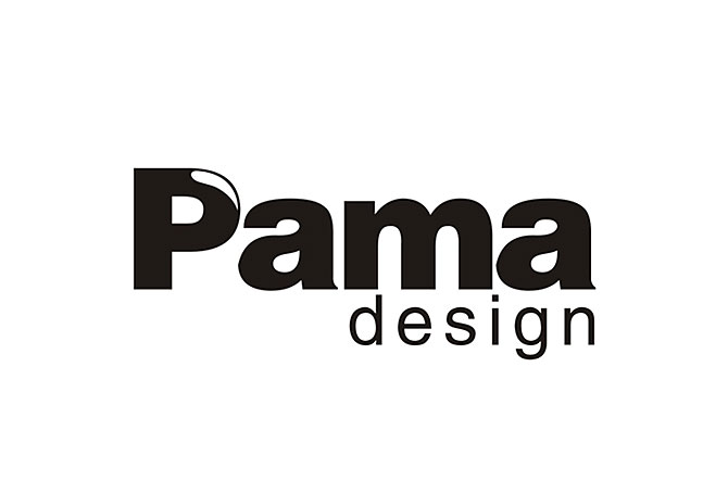 黑眼睛廣告為Pama設計的公司logo